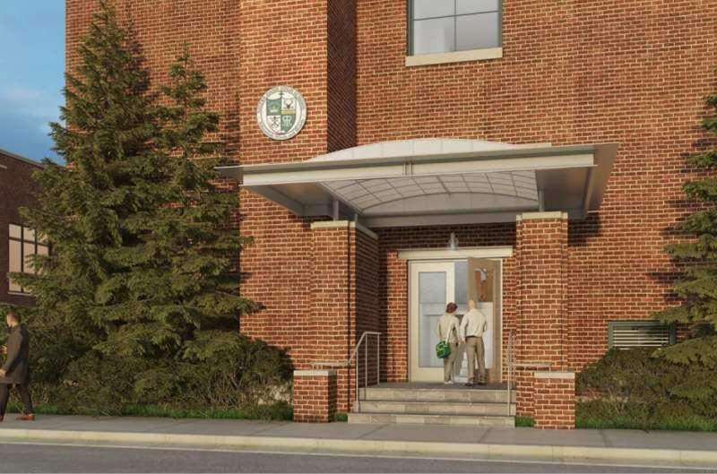 New South Student Entrance Rendering