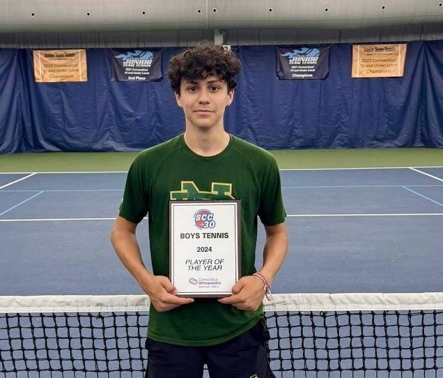 Congratulations Michael Lorenzetti '26 - SCC Boys Tennis Player of the Year!