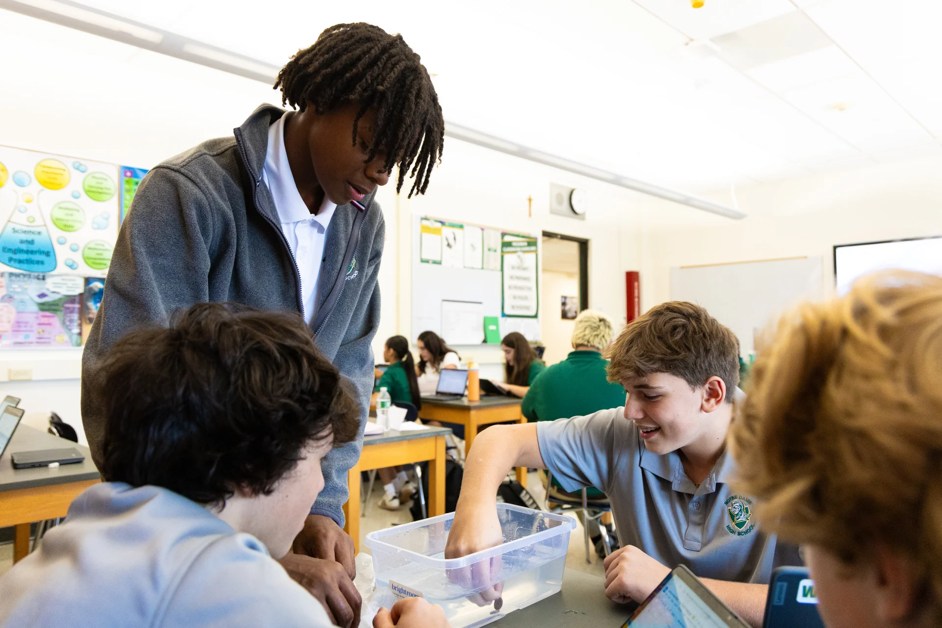 At Notre dame Academics Means Innovation Notre Dame challenges students to become flexible and independent 21st century learners through rigorous study, innovative teaching practices, and personalized exploration. Our academics prepare students for life beyond high school. Learn more