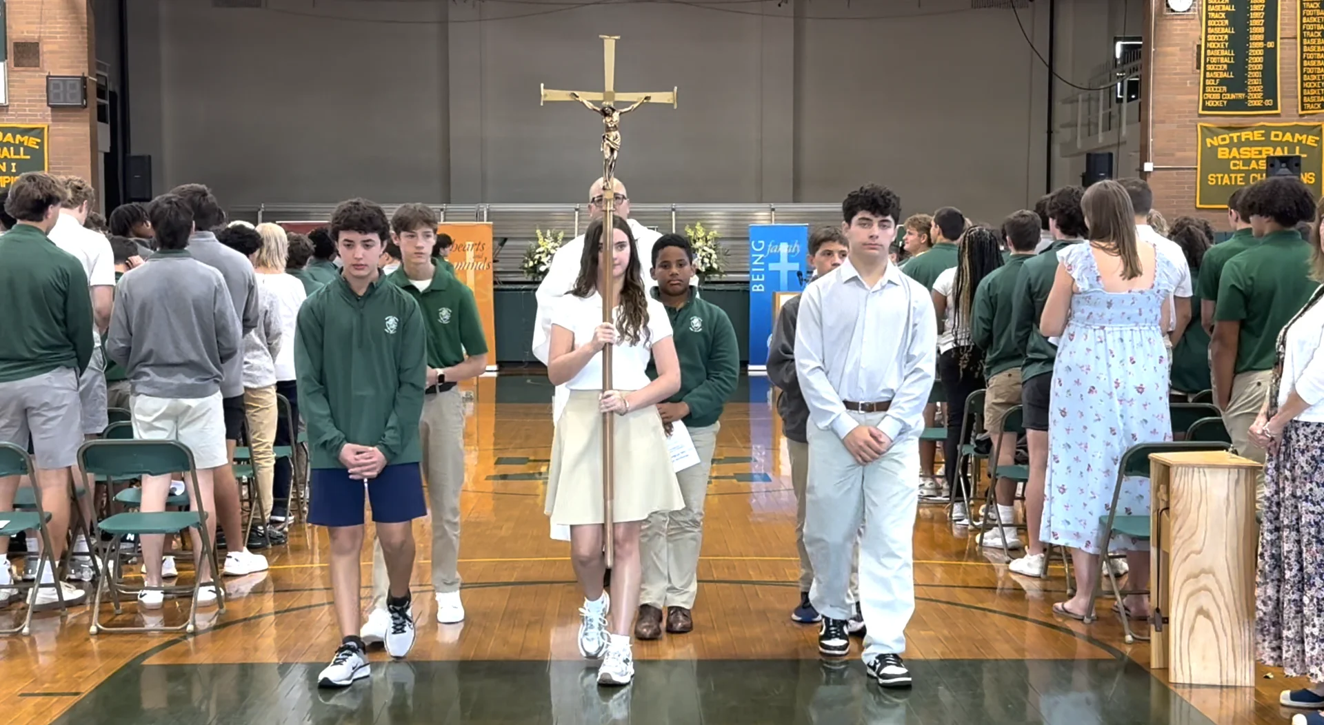 Educating Hearts and Minds through the Holy Cross Tradition Notre Dame supports spiritual growth and moral development through the Catholic faith. By educating the hearts and minds in honor of the founder of the Congregation of Holy Cross Blessed Basil Moreau, we seek to cultivate the lives of our students through transformative and meaningful encounters with faith. Learn more